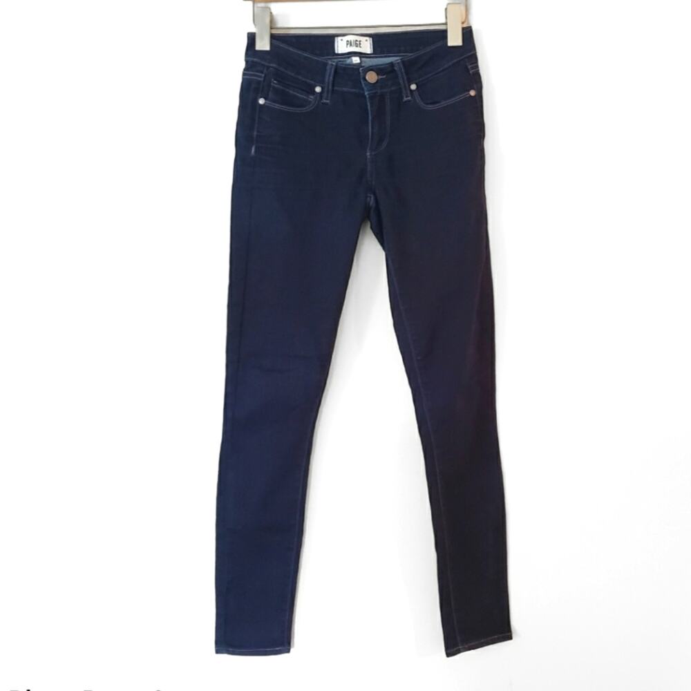 PAIGE Peg Super Skinny Jeans Dark Wash 26